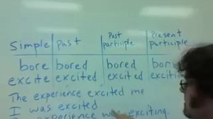 past and present participles