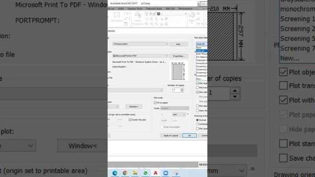 How To Print Colour pdf from AutoCAD | Colour Print in AutoCAD| convert dwg to pdf in AutoCAD