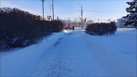 Прогулка по зимнему Томску. Новогодний Томск днём. #Томск
