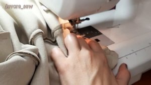 15. Втачивание воротника в пальто