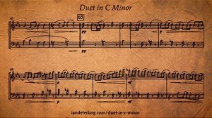 Flute and Trombone Duet in C Minor