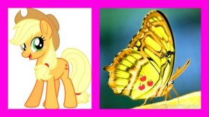 My little pony butterflies -2/ Мои маленькие пони в виде бабочек-2