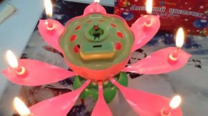 Музыкальная свеча на торт