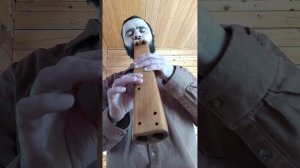Двойная флейта пимак. Эолийский лад.