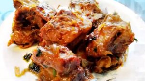 Телячьи ребрышки жареные! Вкусно и сытно!