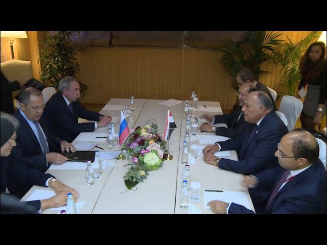 С.Лавров и С.Шукри / Sergey Lavrov & Sameh Shoukry