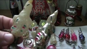 Новогодние стеклянные игрушки СССР 2