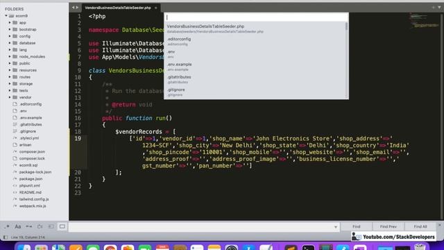 Laravel 9 Tutorial #17 | Create Laravel 9 MultiVendor Ecommerce Website | Update Vendor Details (II