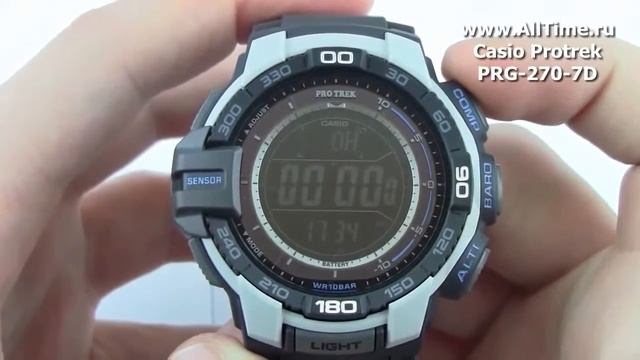 Мужские японские наручные часы Casio Protrek,обзор часов смотреть онлайн