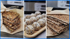 Полезные сладости - 3 Рецепта. Дегидратор Oberhof.