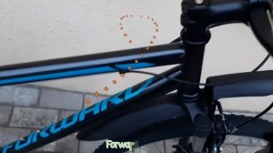 Обзор велосипеда Forward Sporting 27.5 1.0 (2020) черный/бирюзовый