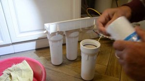 Обратный осмос, замена картриджей фильтра