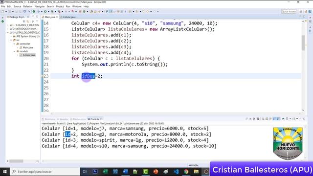 List con objetos en JAVA buscar un objeto en una lista y buscar por un atributo смотреть онлайн