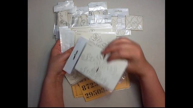 Открываю дизайнерскую посылку Katrin craft. Новые трафареты ;)) смотреть онлайн