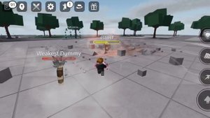 учимся играть в игру роблокс 'самые сильные поля битвы'