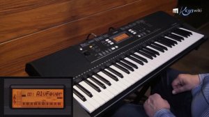 Yamaha YPT-340 / PSR-E343. Features & manual