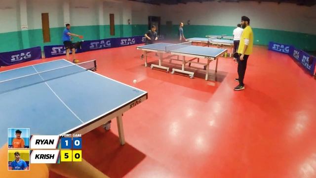 Table Tennis Match - Punjab Rank 3 vs Chandigarh Rank 1 | GoPro Table Tennis Player POV смотреть онлайн