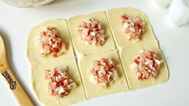 Манты с мясом и луком