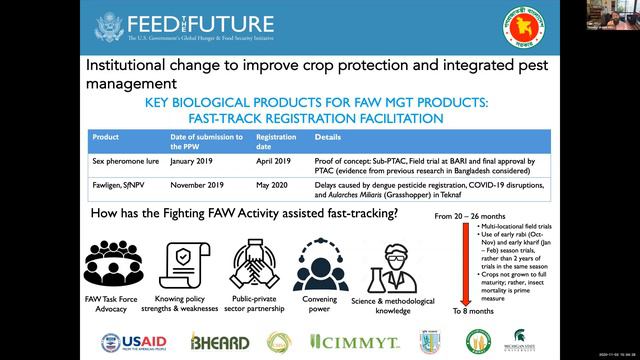 FAO FAW Webinar Session 2, November 3, 2020