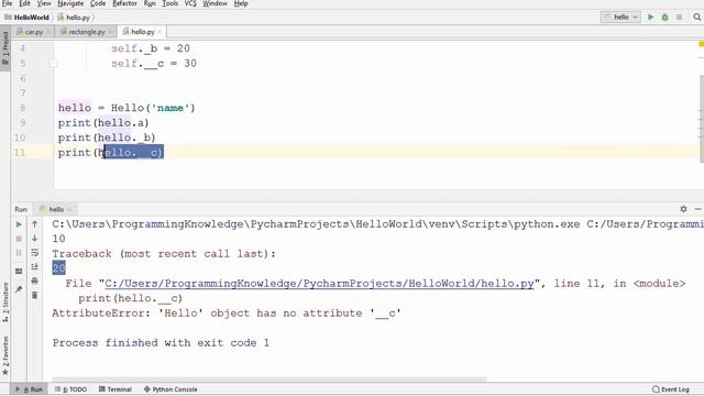 Python OOP Tutorials | Encapsulation in Python