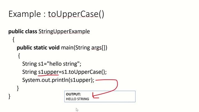 Java string class methods 2