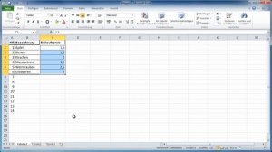 Excel 2010 Anfängerkurs Teil 3