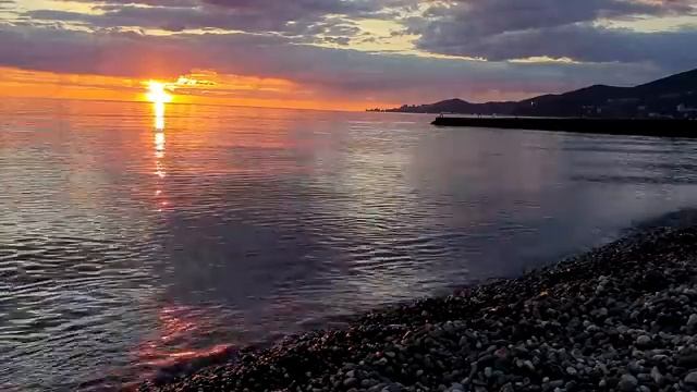 Вечернее море. Релакс. Расслабляющие звуки природы.