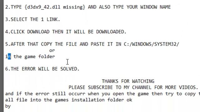how to fix d3dx9_42.dll missing error 100% working смотреть онлайн
