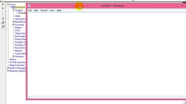 18-Menu in oracle forms смотреть онлайн