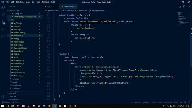 36. HTTP Post Request || React JS || Bangla Tutorial смотреть онлайн