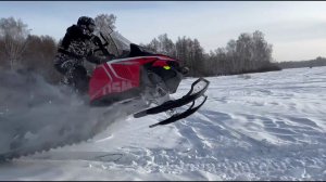 Народный тест-драйв снегохода OSM SM1000 в рамках автогонок "Кубок России" 2024 в Омске.