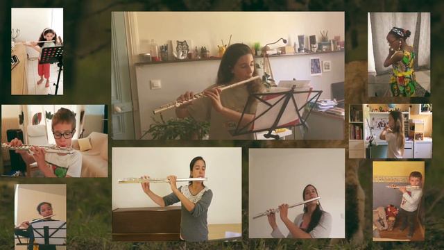 La marche royale du lion par les classes de flûte des Conservatoires CDEA Arpajon et Breuillet смотреть онлайн