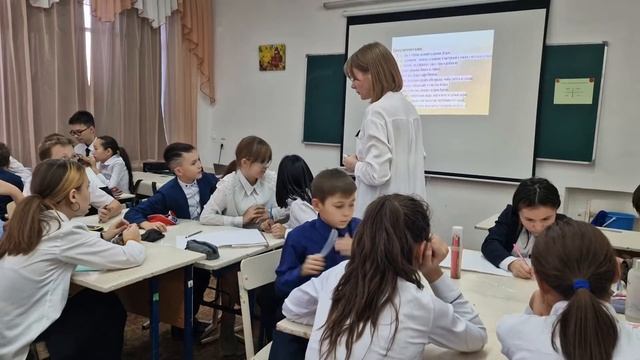 Фрагмент урока русского литературы. Васенина А.А. смотреть онлайн