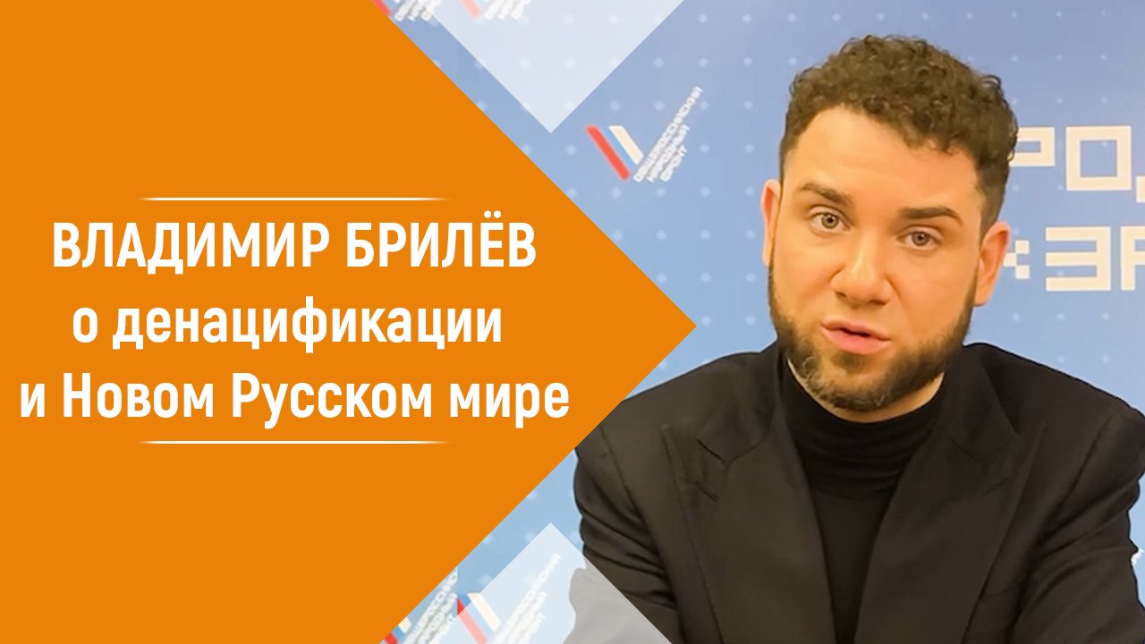 Владимир Брилёв о денацификации и Новом Русском мире.