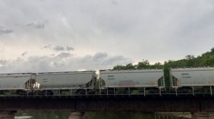 CSX Manifest M326 at New Richmond Bridge 8/3/22