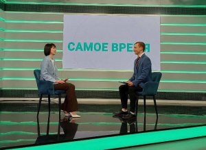 Елена Аксёнова в программе "Самое время" на телеканале Миллет. Выпуск от 10.05.23.