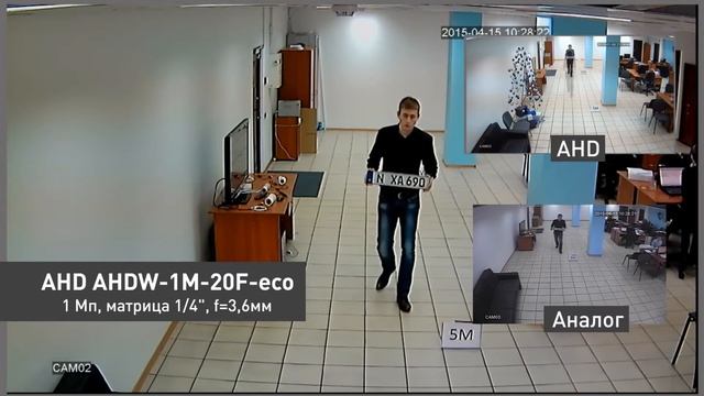 Сравнение CVBS и AHD камер видеонаблюдения