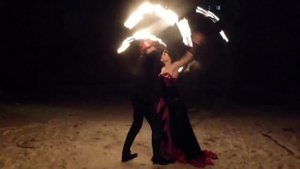 Ретро стиль огненное шоу (фаер шоу Pegas Fire Show)