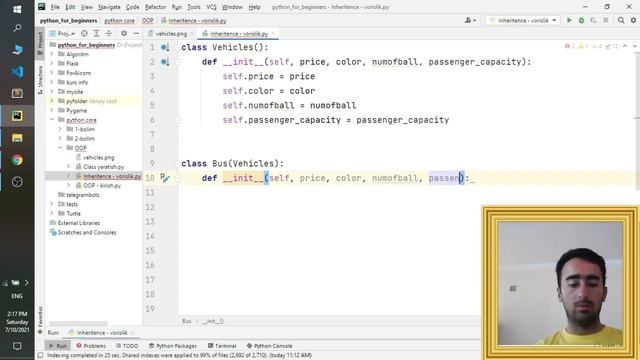 Python - Object Oriented Programming #3 Inheritence Vorislik смотреть онлайн