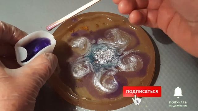 Подстаканник  из эпоксидной смолы. #epoxy #эпоксиднаясмола #подстаканники #diy смотреть онлайн