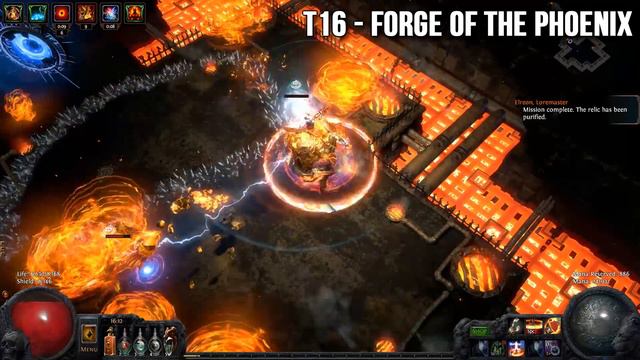 Path of Exile 2.5: Guardians & Tier 15 Bosses Vs. Righteous Fire Chieftain & Guide смотреть онлайн