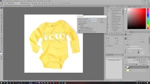 Реалистичный принт на футболке в фотошоп