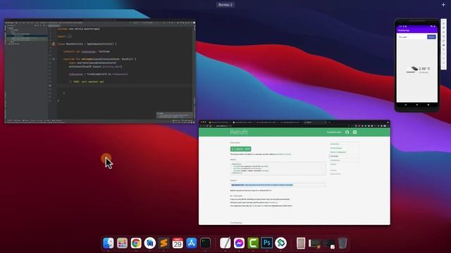 Appli Météo - Consommer un Web Service REST avec Retrofit | Android Studio - Part 1 смотреть онлайн