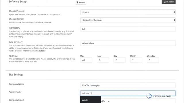 Installing WHMCS From C-Panel Module смотреть онлайн
