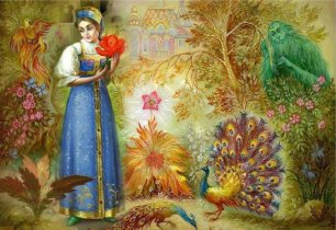 Чтение сказки Сергея Аксакова "Аленький цветочек"
