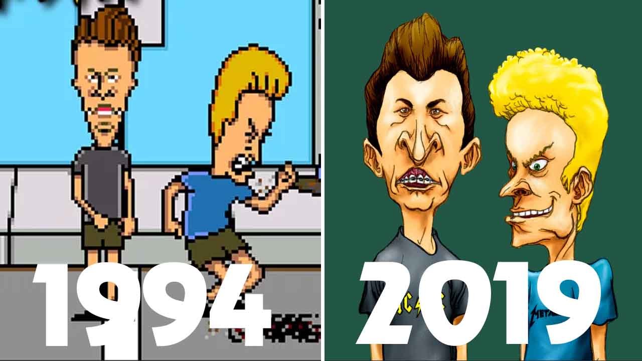 Evolution of Beavis and Butt-Head Games (1994-2019)