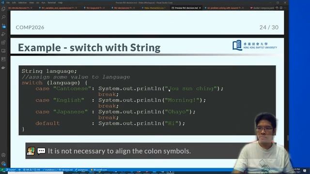 Java - Switch Statement смотреть онлайн