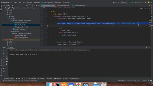 Решение проблемы с ошибкой, при подключени JavaFX