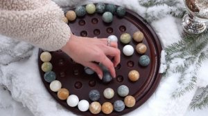 Outdoor Marble Solitaire in a CANADIAN WINTER!