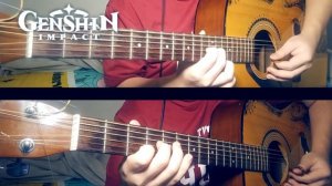 Genshin Impact - Springvale Theme Acoustic Guitar Cover (Yamaha FX310)
